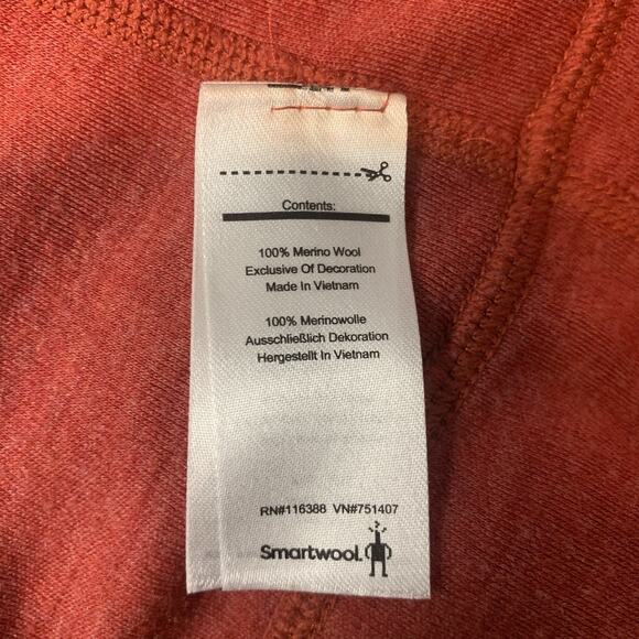 Smartwool Sweater Womens Large Merino 250 Tunic Wool Cowl Neck Red Pockets L - Picture 6 of 10